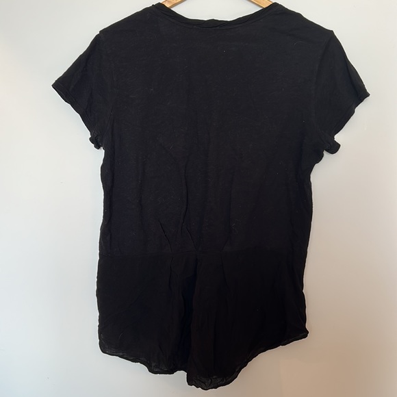 Left of Centre black t shirt from Anthropologie - Picture 5 of 6